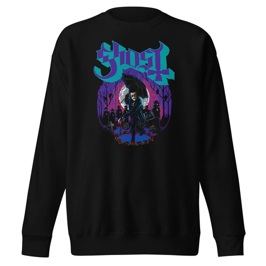 MerchMoment Ghost - Umbrella Sweatshirt [Apparel] Black