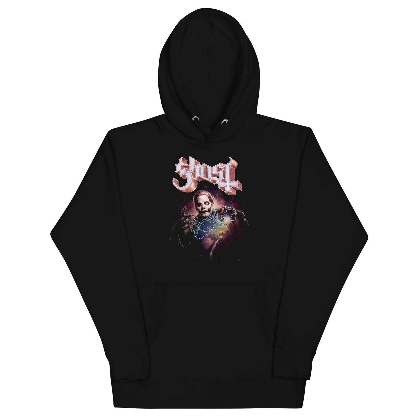 MerchMoment Ghost - World Logo Hoodie [Apparel] Black