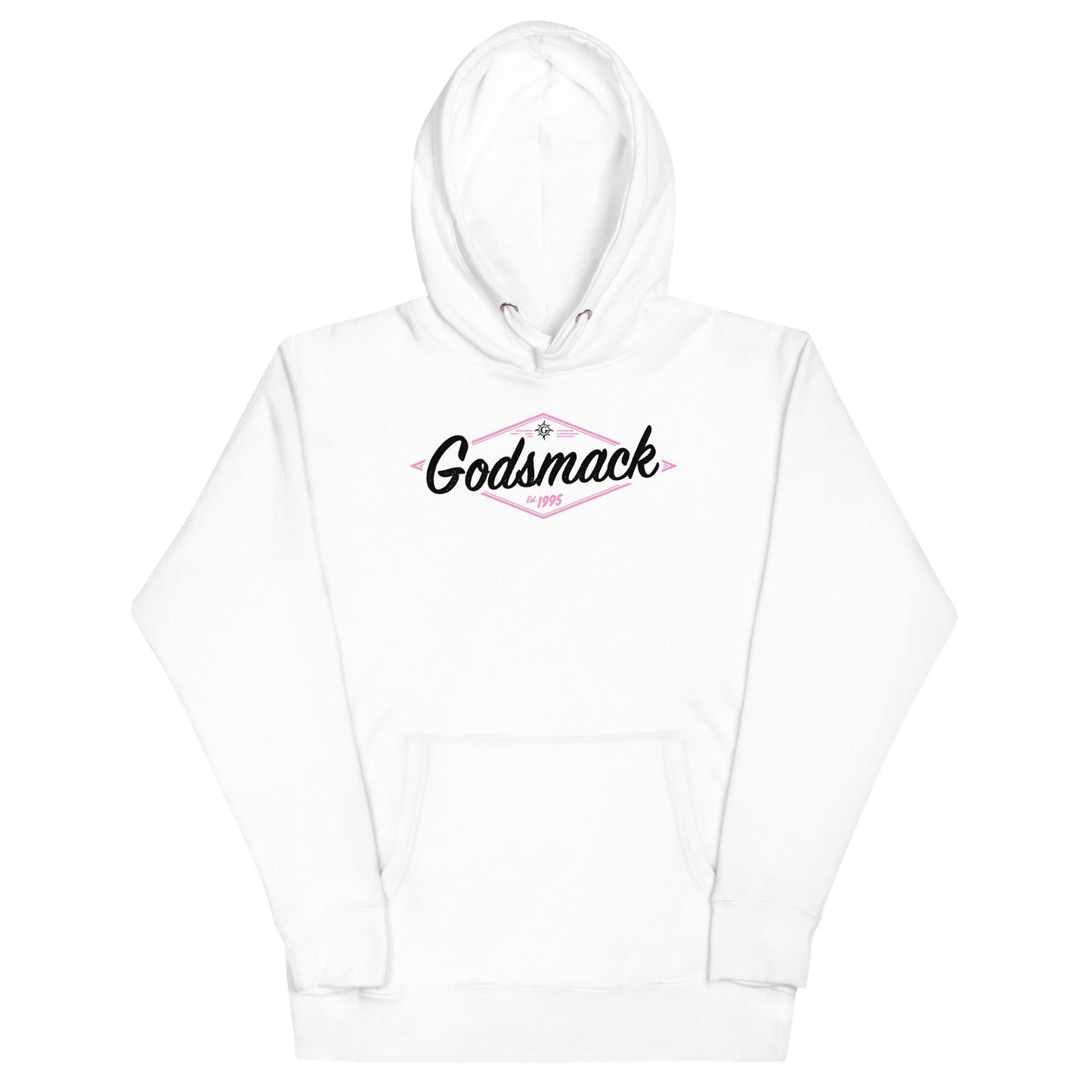 MERCHMOMENT Godsmack - Black and Pink Logo Hoodie [Apparel] - Rock Band Apparel