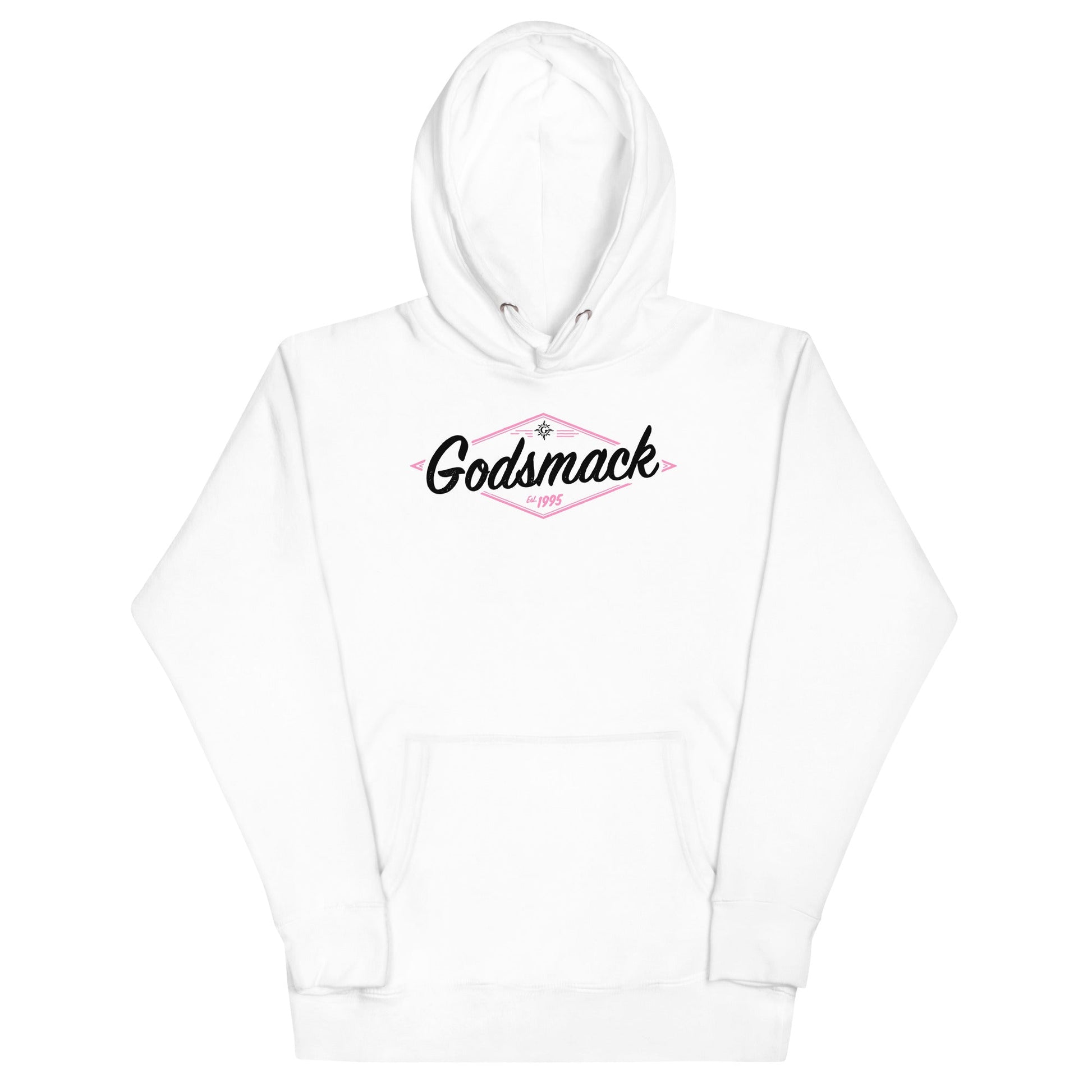MERCHMOMENT Godsmack - Black and Pink Logo Hoodie [Apparel] - Rock Band Apparel