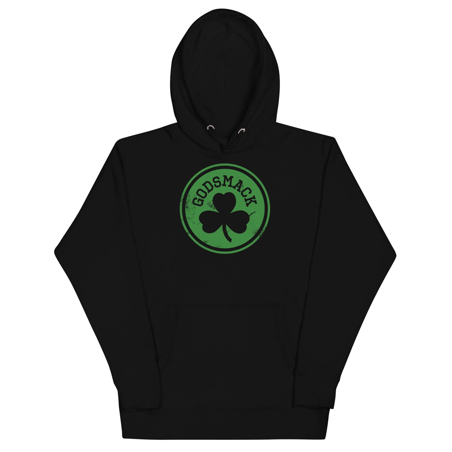 MerchMoment Godsmack - Green Shamrock Hoodie [Apparel] Black