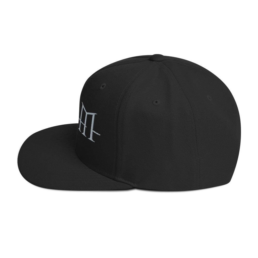 MERCHMOMENT HIM Classic Logo Black Embroidered Snap Back Hat [Hat] - Rock Band Apparel