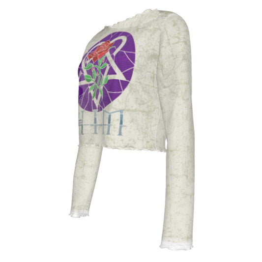 MERCHMOMENT Him Roses Women's Mesh Top [Apparel] - Rock Band Apparel