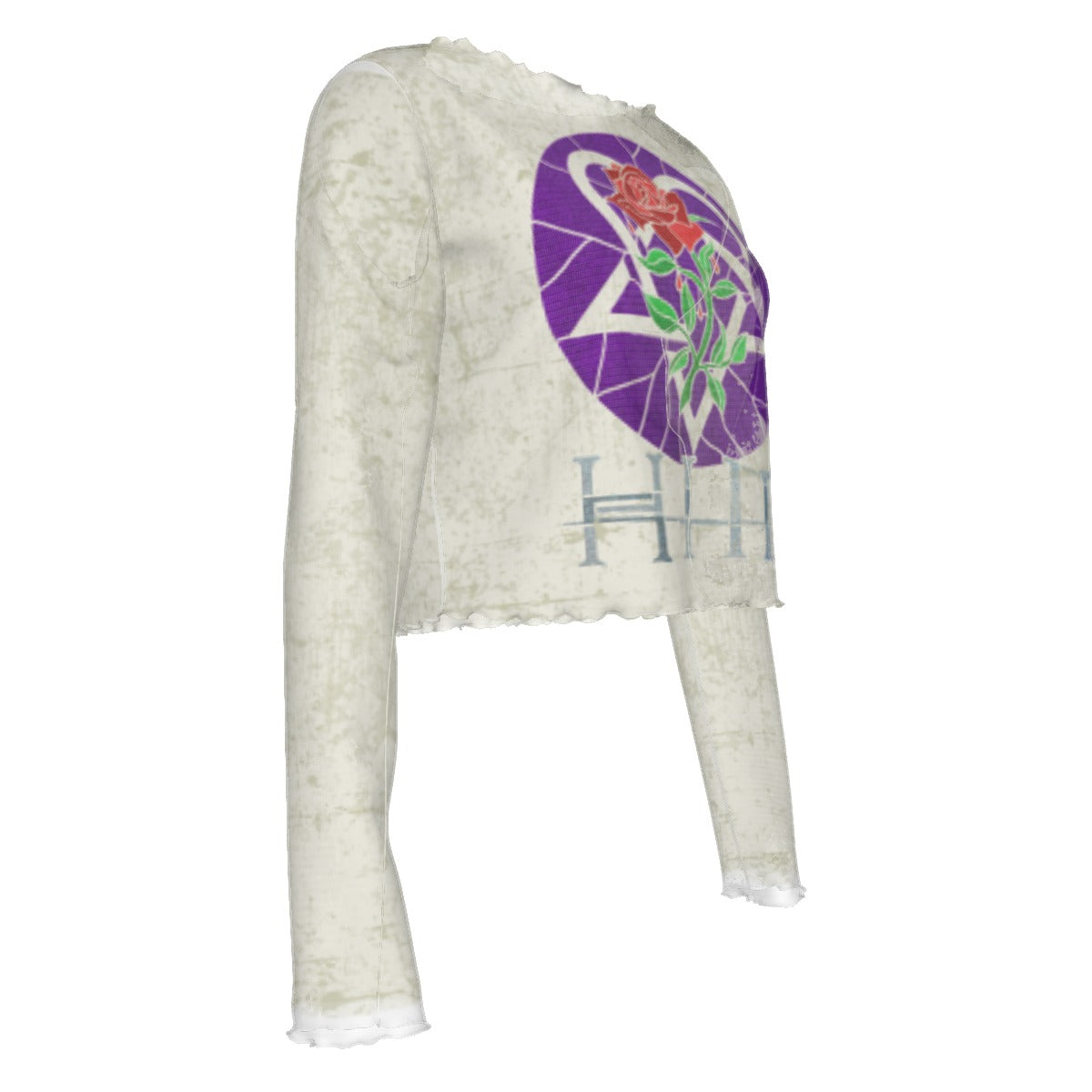 MERCHMOMENT Him Roses Women's Mesh Top [Apparel] - Rock Band Apparel