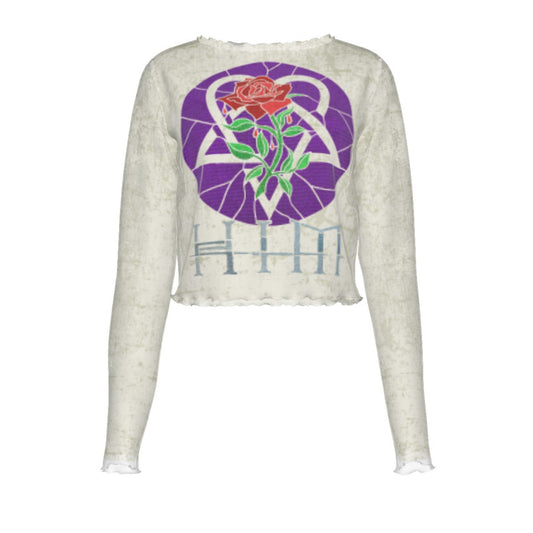 MERCHMOMENT Him Roses Women's Mesh Top [Apparel] - Rock Band Apparel