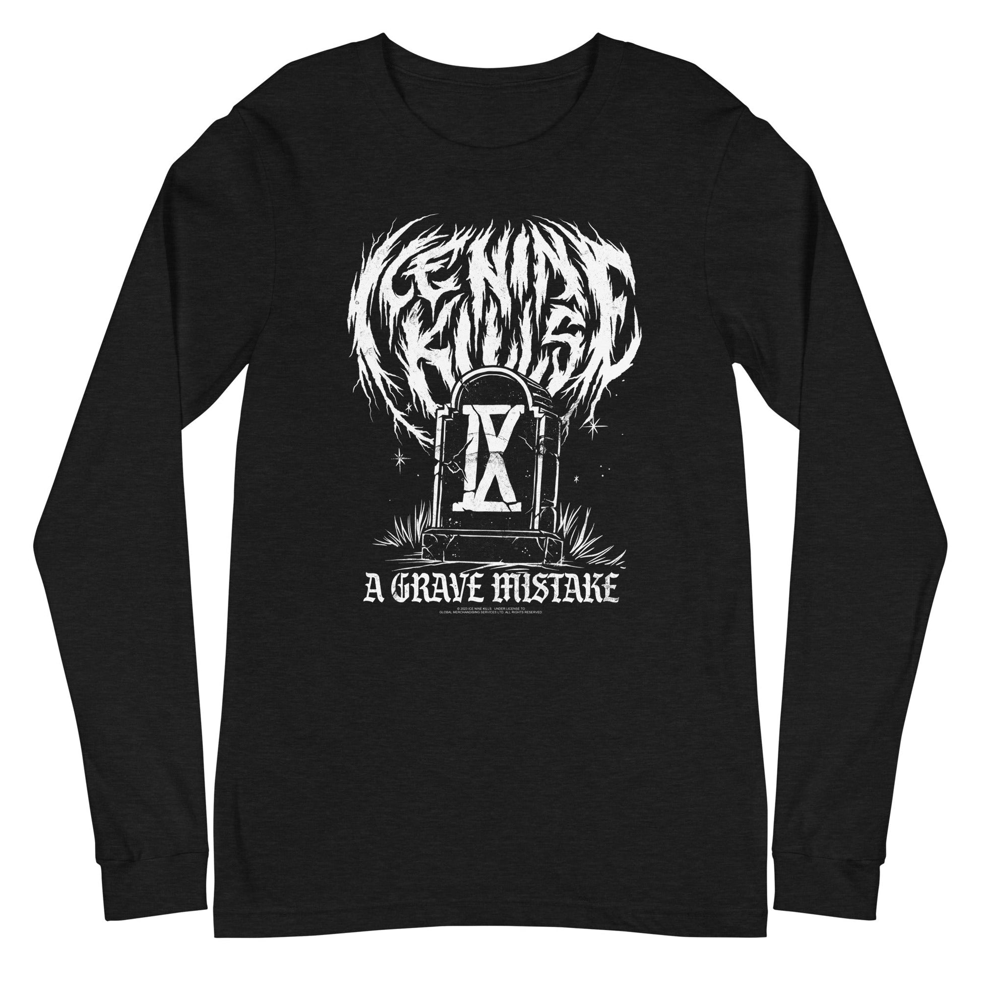 MerchMoment Ice Nine Kills - A Grave Mistake Long Sleeve T-Shirt [Apparel] Black