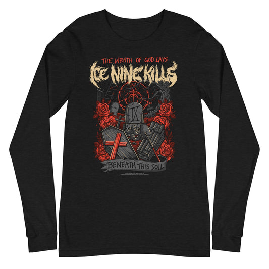 MERCHMOMENT Ice Nine Kills - Beneath This Soil Long Sleeve T-Shirt [Apparel] - Rock Band Apparel