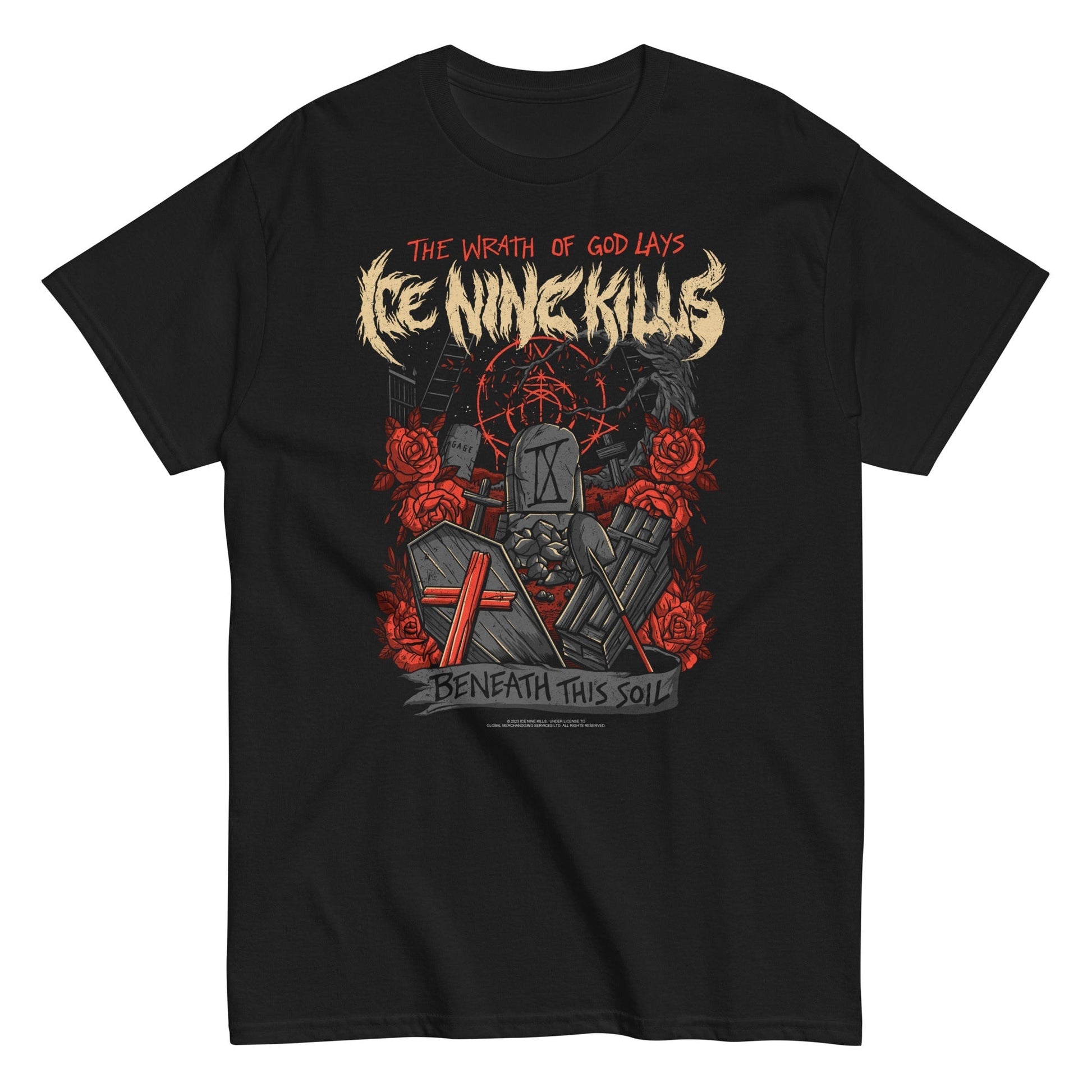 MERCHMOMENT Ice Nine Kills - Beneath This Soil T-Shirt [Apparel] - Rock Band Apparel