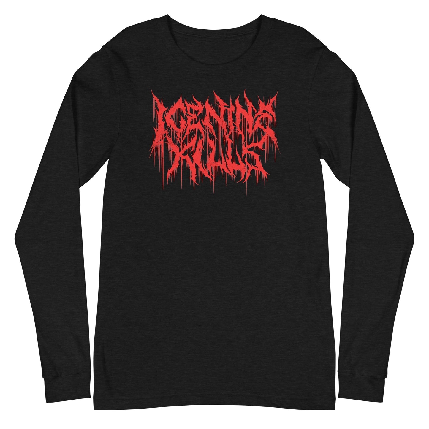 MERCHMOMENT Ice Nine Kills - Drip Logo Long Sleeve T-Shirt [Apparel] - Rock Band Apparel