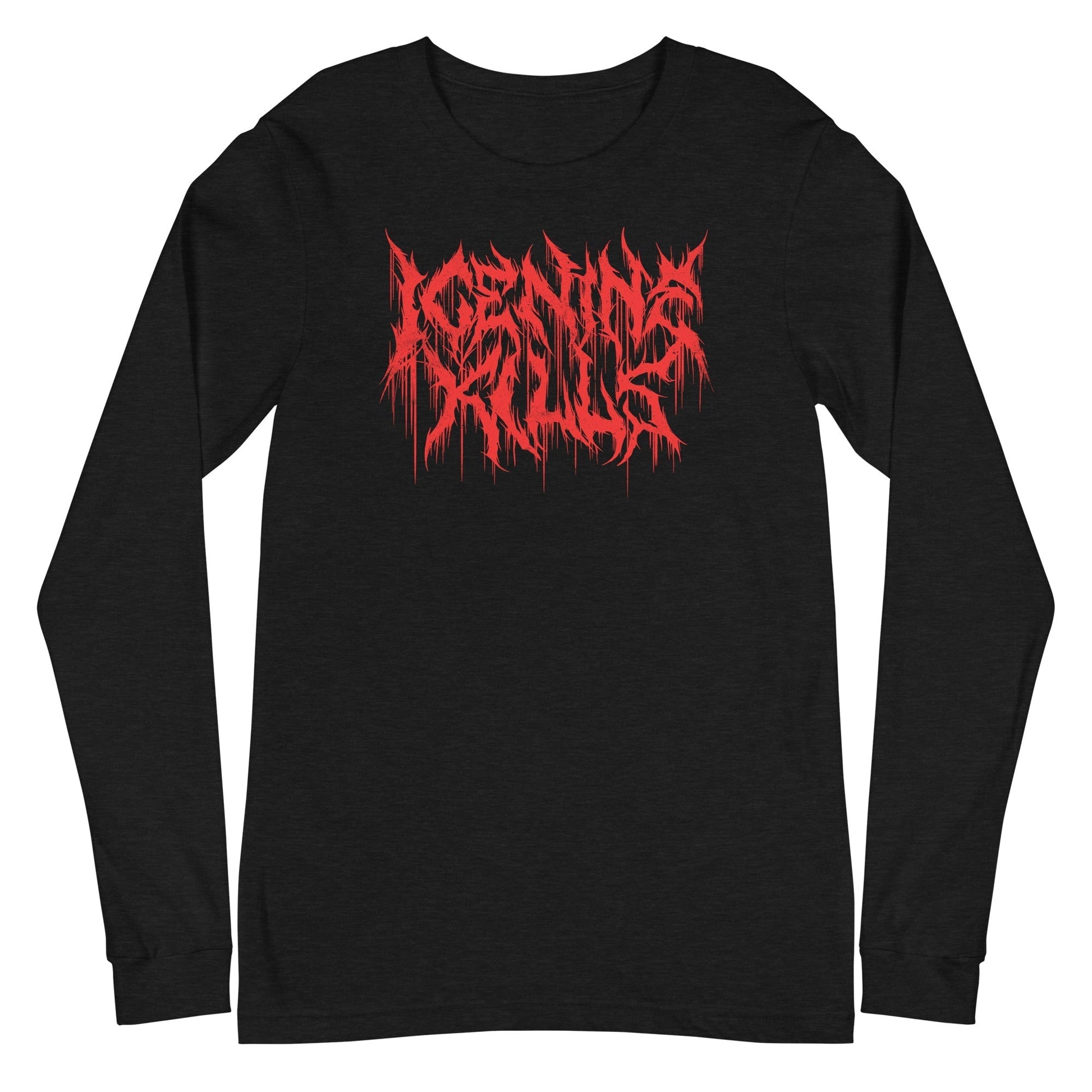 MERCHMOMENT Ice Nine Kills - Drip Logo Long Sleeve T-Shirt [Apparel] - Rock Band Apparel