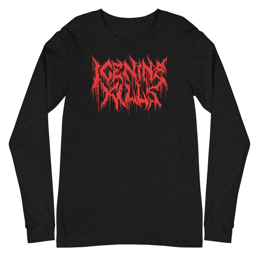 MERCHMOMENT Ice Nine Kills - Drip Logo Long Sleeve T-Shirt [Apparel] - Rock Band Apparel