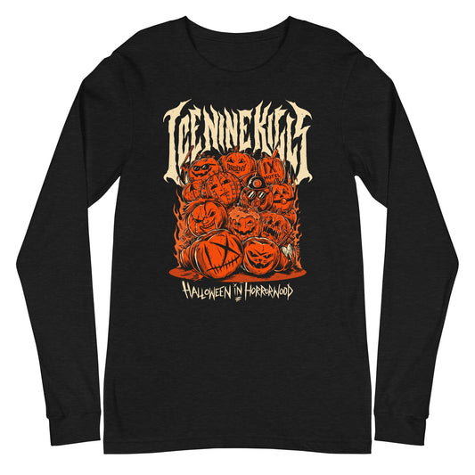 MERCHMOMENT Ice Nine Kills - Halloween Horrorwood Long Sleeve T-Shirt [Apparel] - Rock Band Apparel