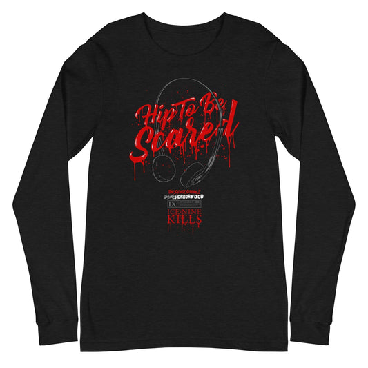 MERCHMOMENT Ice Nine Kills - Hip to be Scared Long Sleeve T-Shirt [Apparel] - Rock Band Apparel