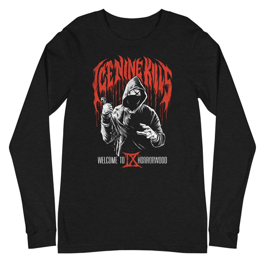 MerchMoment Ice Nine Kills - IX Horrorwood Long Sleeve T-Shirt [Apparel] Black