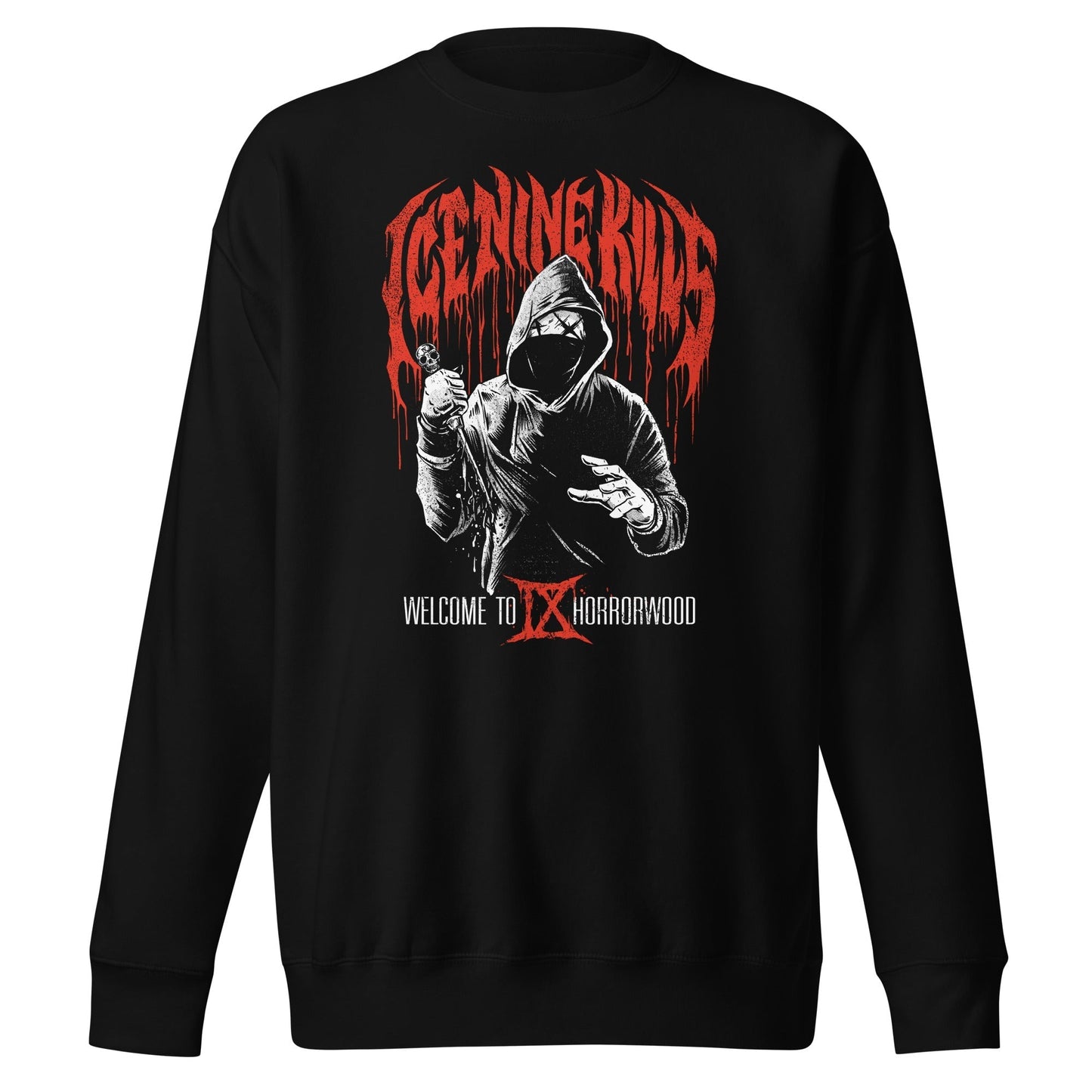 MerchMoment Ice Nine Kills - IX Horrorwood Sweatshirt [Apparel] Black