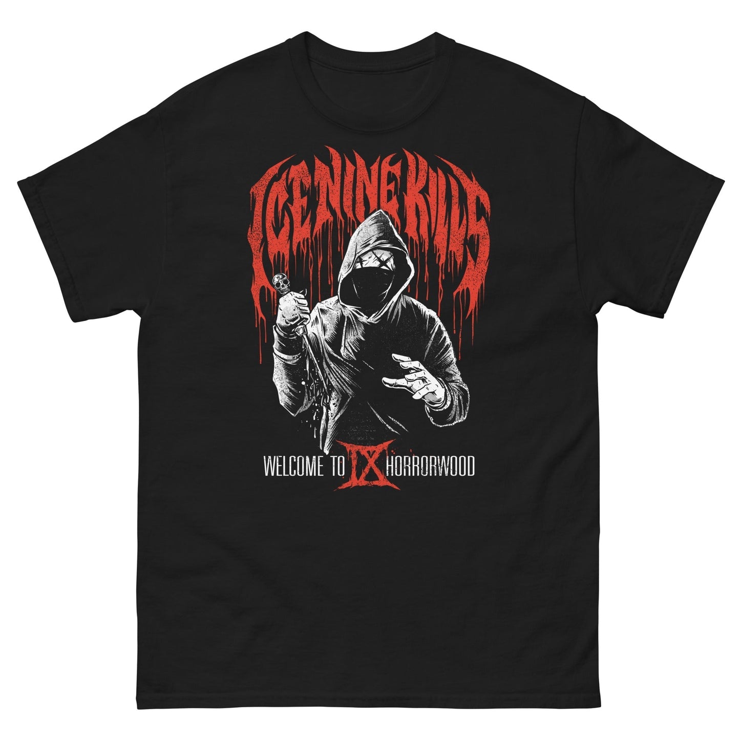 MERCHMOMENT Ice Nine Kills - IX Horrorwood T-Shirt [Apparel] - Rock Band Apparel