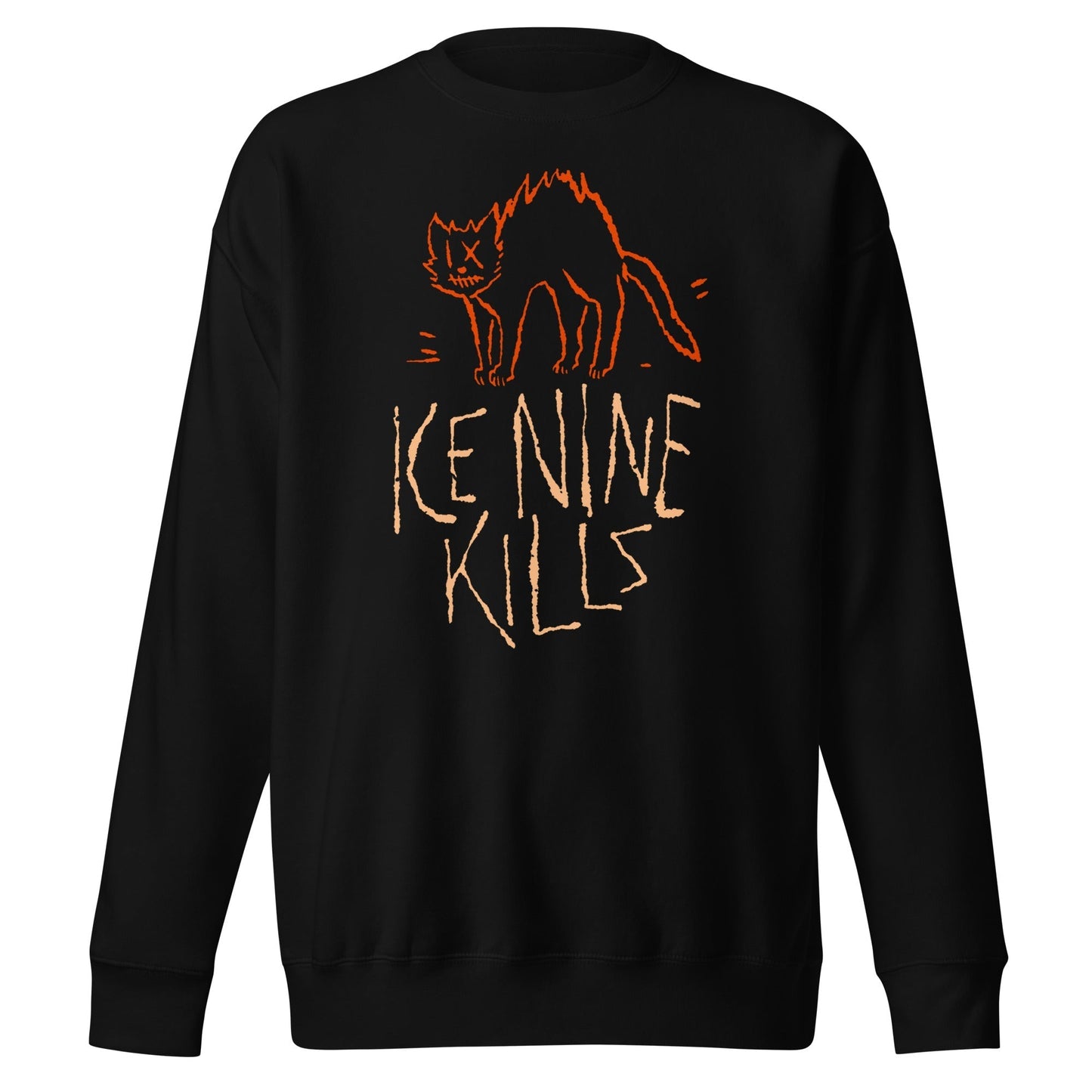 MERCHMOMENT Ice Nine Kills - Scratchy Cat Sweatshirt [Apparel] - Rock Band Apparel