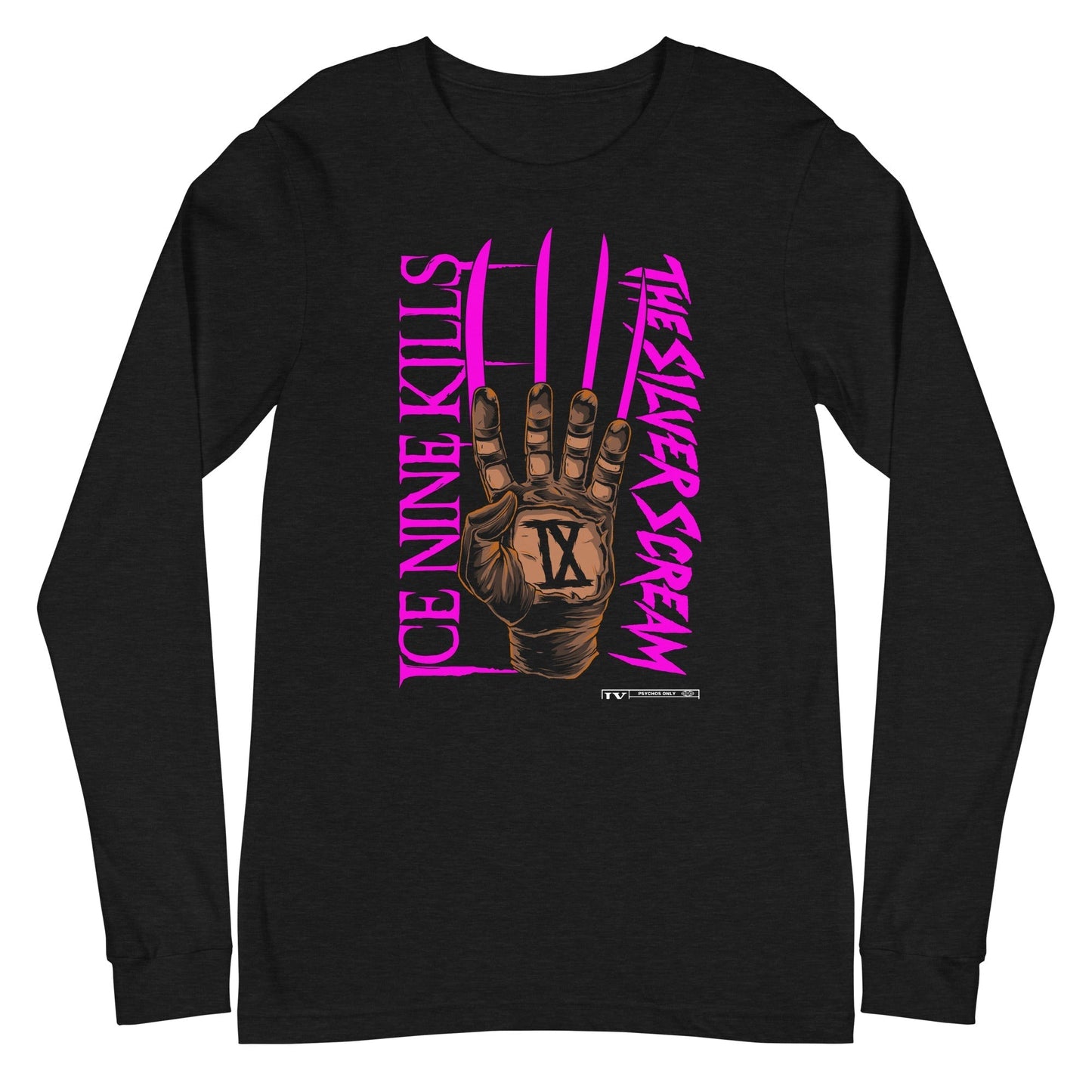 MerchMoment Ice Nine Kills - Silver Scream Long Sleeve T-Shirt [Apparel] Black