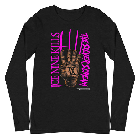 MerchMoment Ice Nine Kills - Silver Scream Long Sleeve T-Shirt [Apparel] Black
