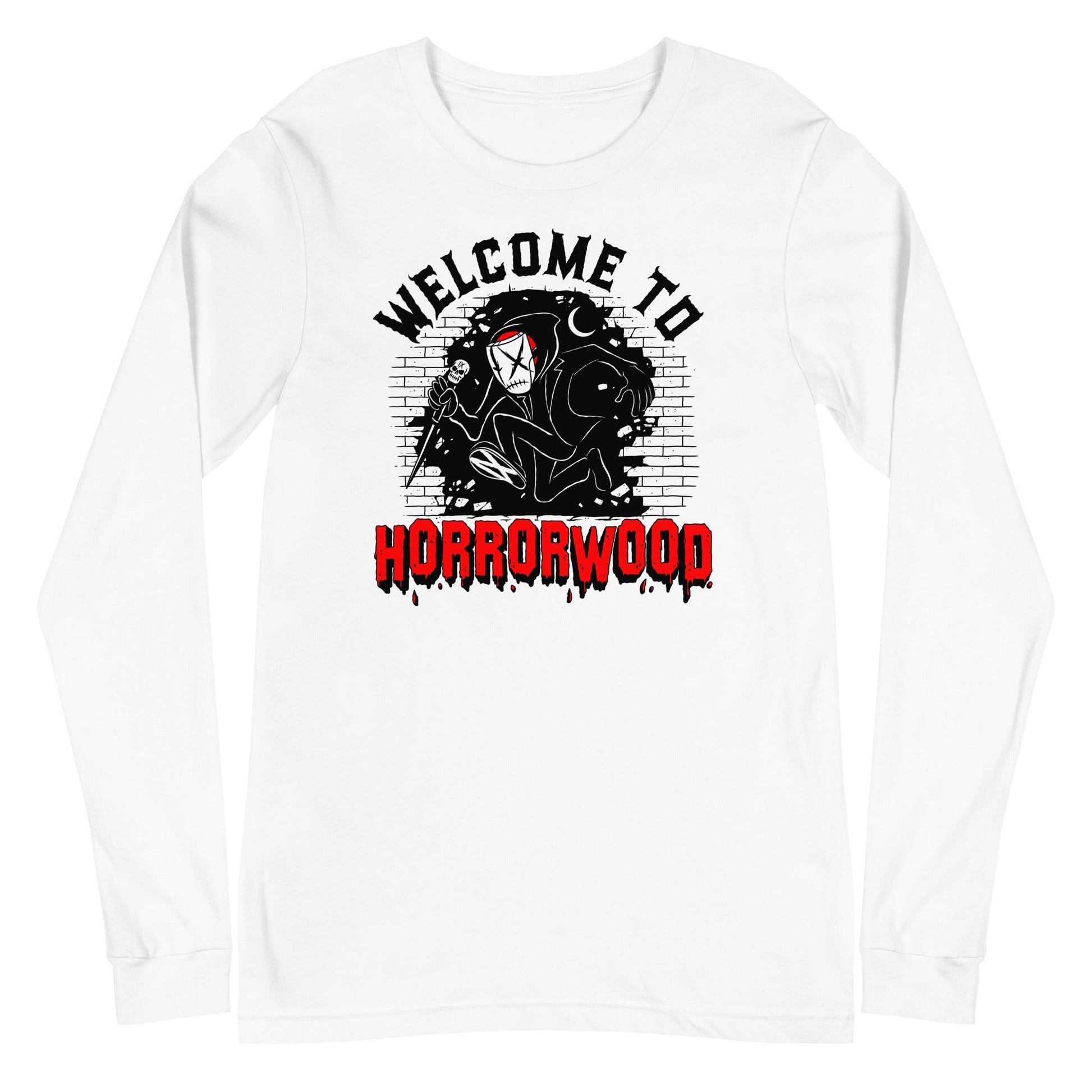 MERCHMOMENT Ice Nine Kills - Welcome to Horrorwood Long Sleeve T-Shirt [Apparel] - Rock Band Apparel