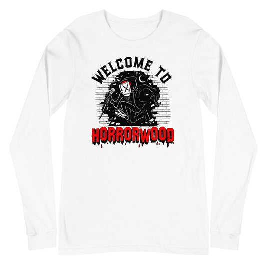 MERCHMOMENT Ice Nine Kills - Welcome to Horrorwood Long Sleeve T-Shirt [Apparel] - Rock Band Apparel