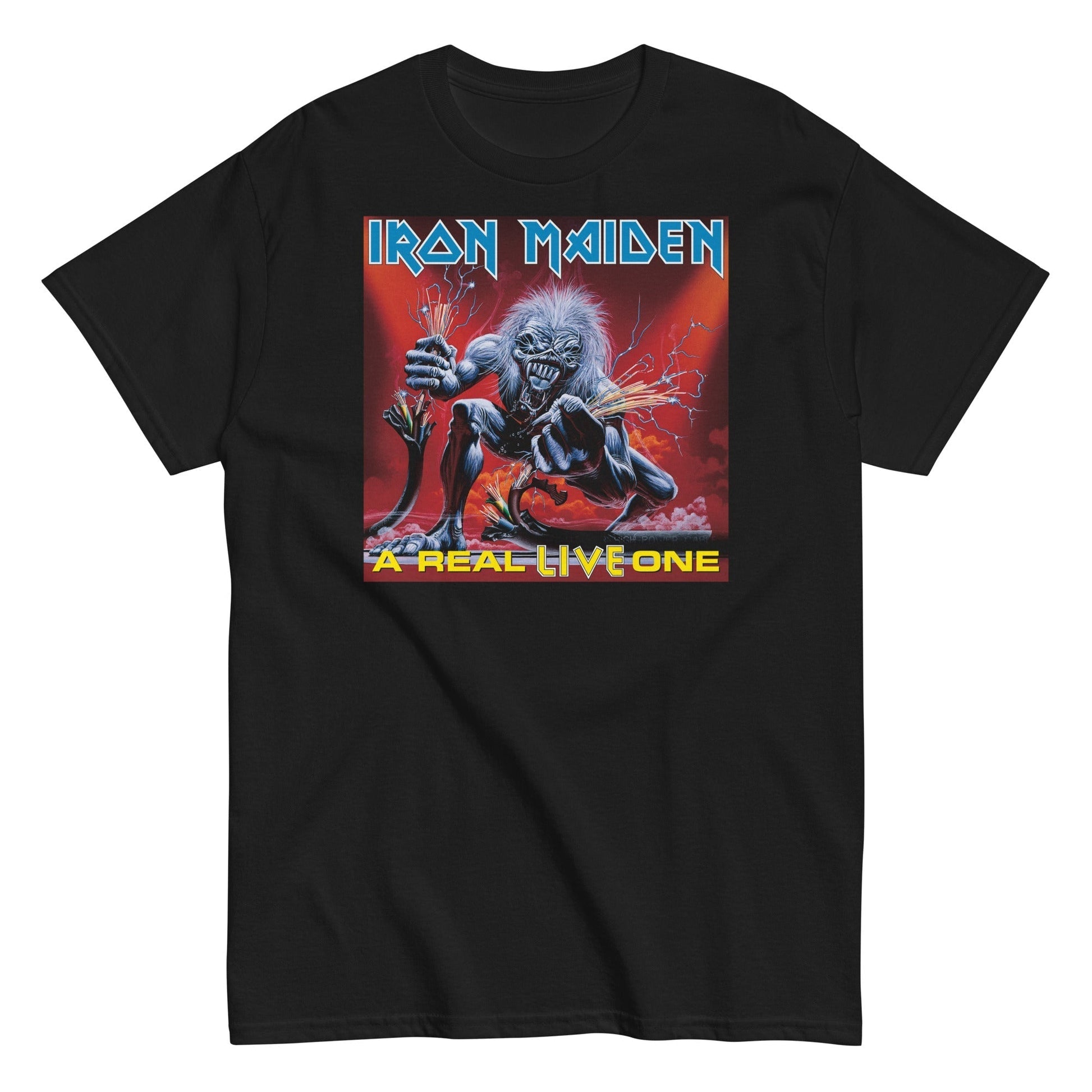 MERCHMOMENT Iron Maiden - A Real Live One T-Shirt [Apparel] - Rock Band Apparel