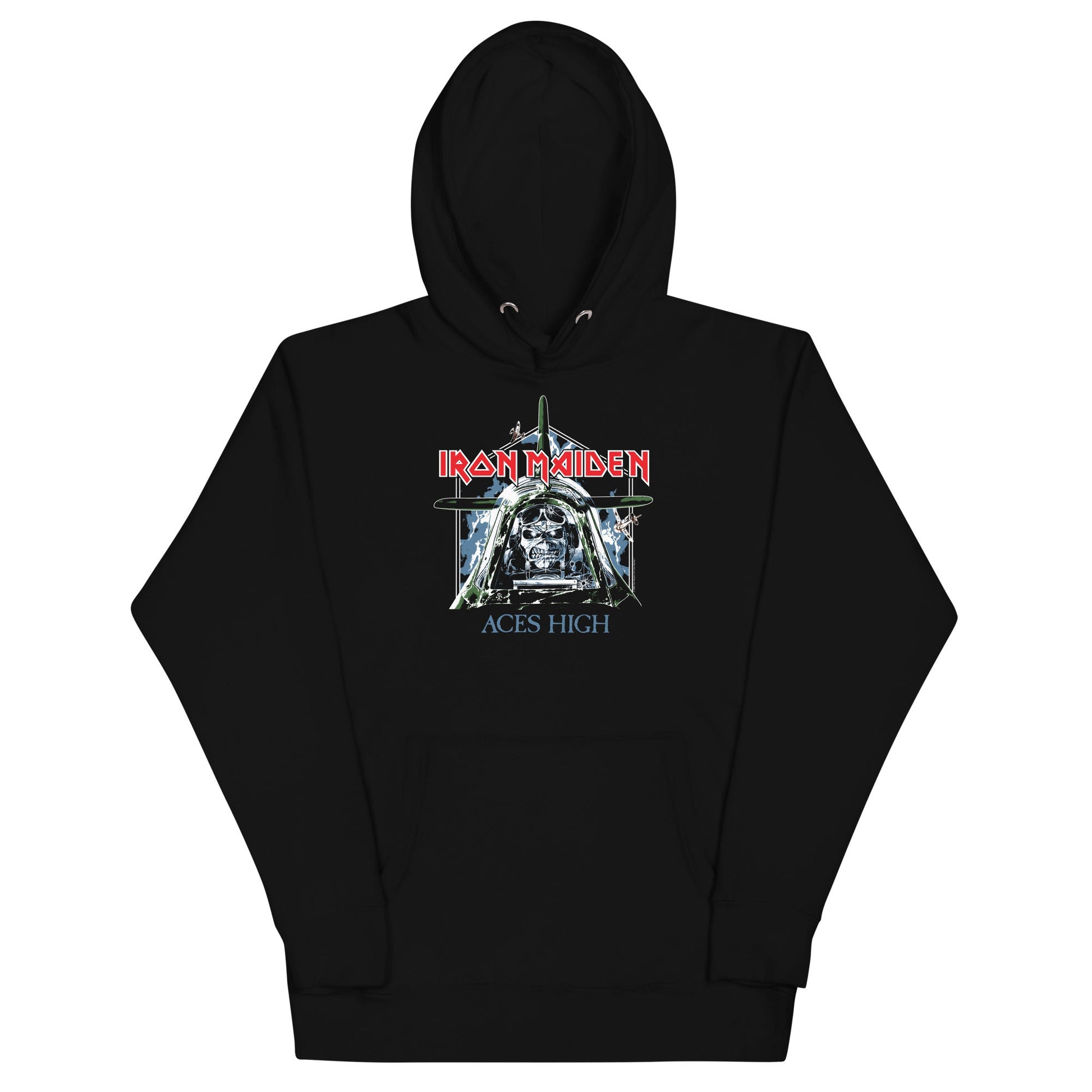 MerchMoment Iron Maiden - Aces High Hoodie [Apparel] Black