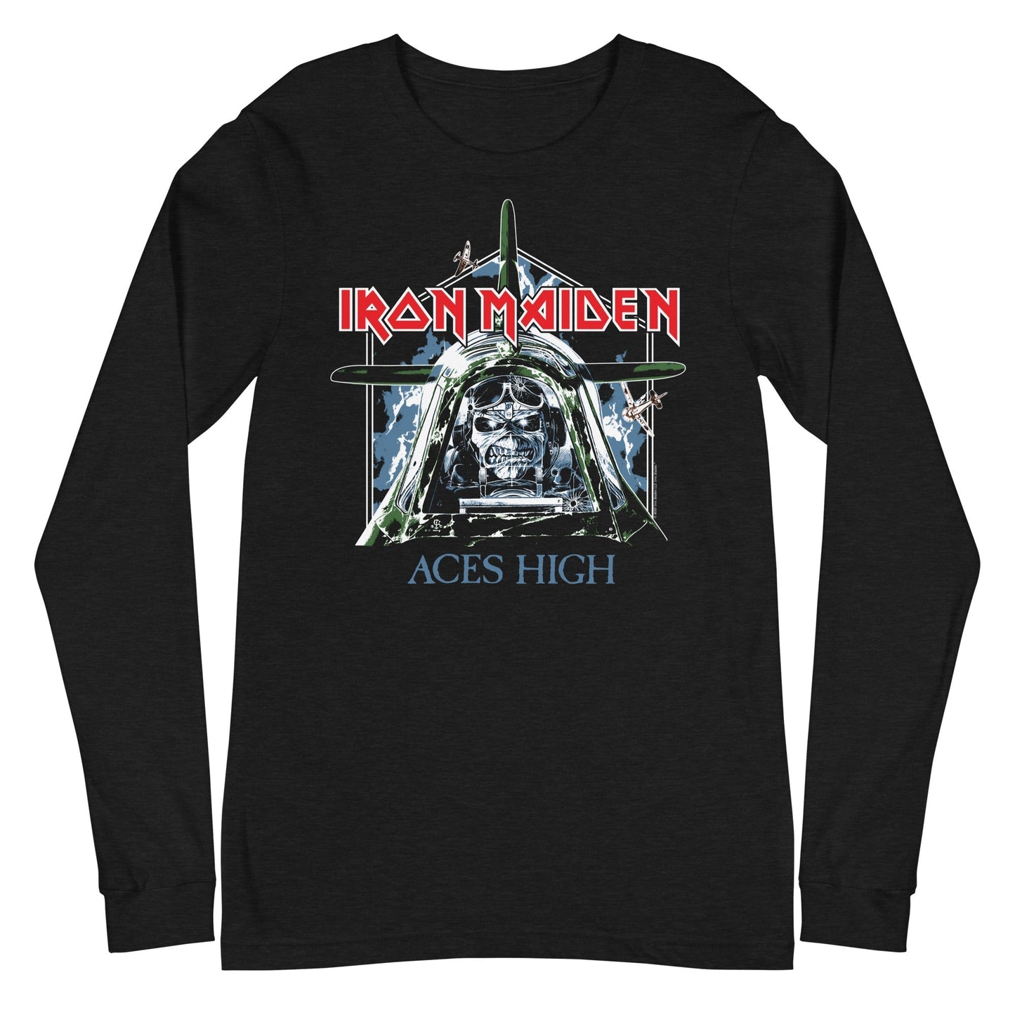 MERCHMOMENT Iron Maiden - Aces High Long Sleeve T-Shirt [Apparel] - Rock Band Apparel