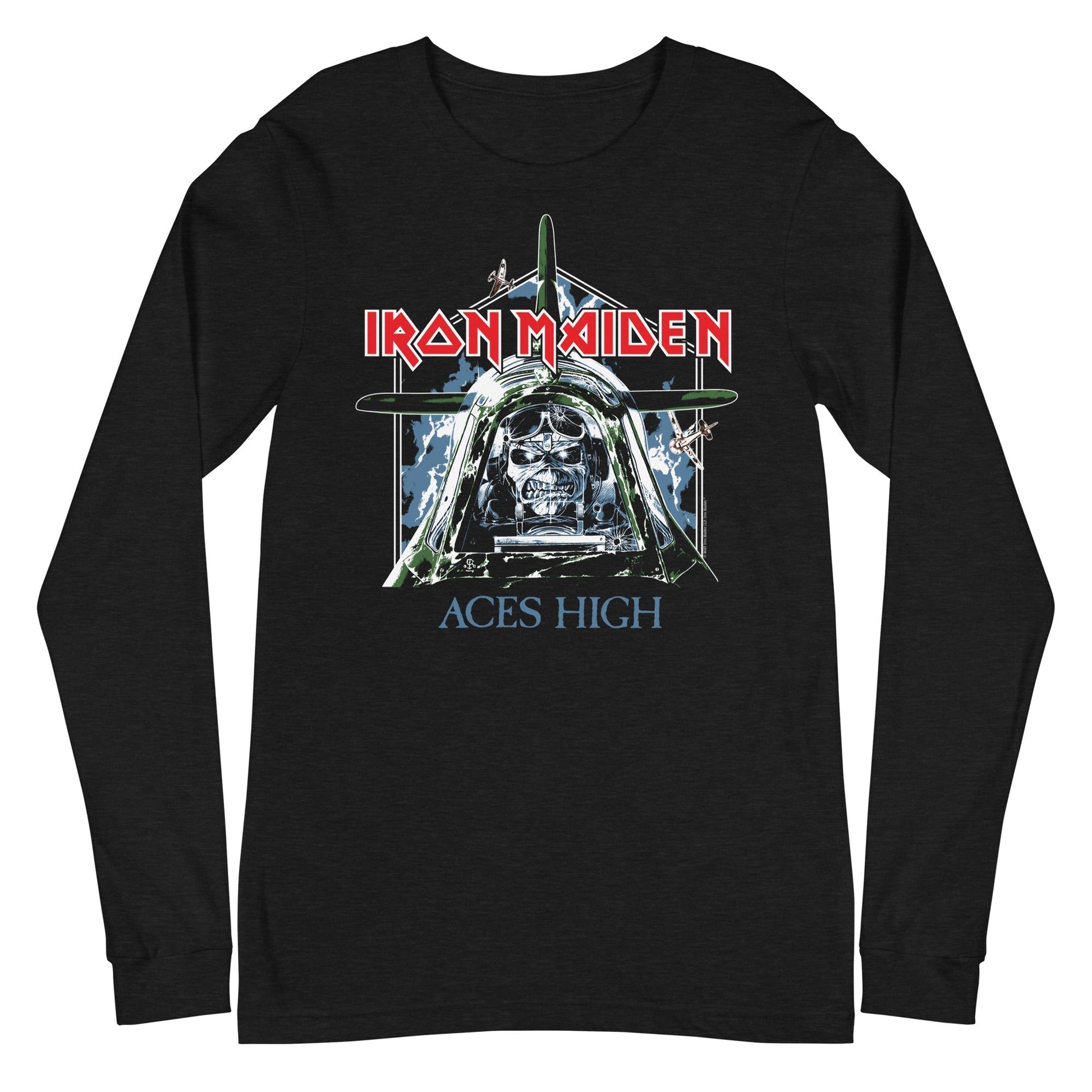 MERCHMOMENT Iron Maiden - Aces High Long Sleeve T-Shirt [Apparel] - Rock Band Apparel