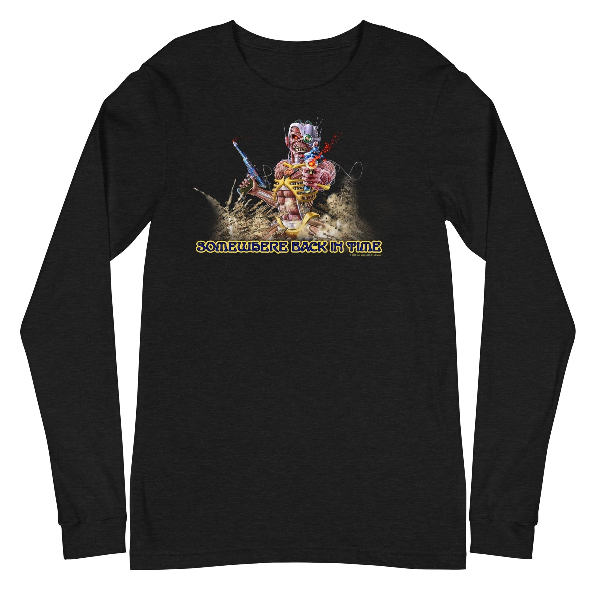 MerchMoment Iron Maiden - Back in Time Long Sleeve T-Shirt [Apparel] Black