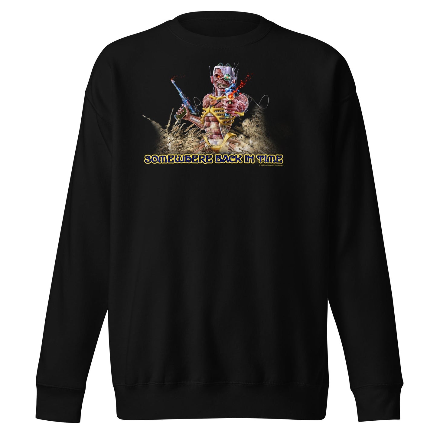 MERCHMOMENT Iron Maiden - Back in Time Sweatshirt [Apparel] - Rock Band Apparel