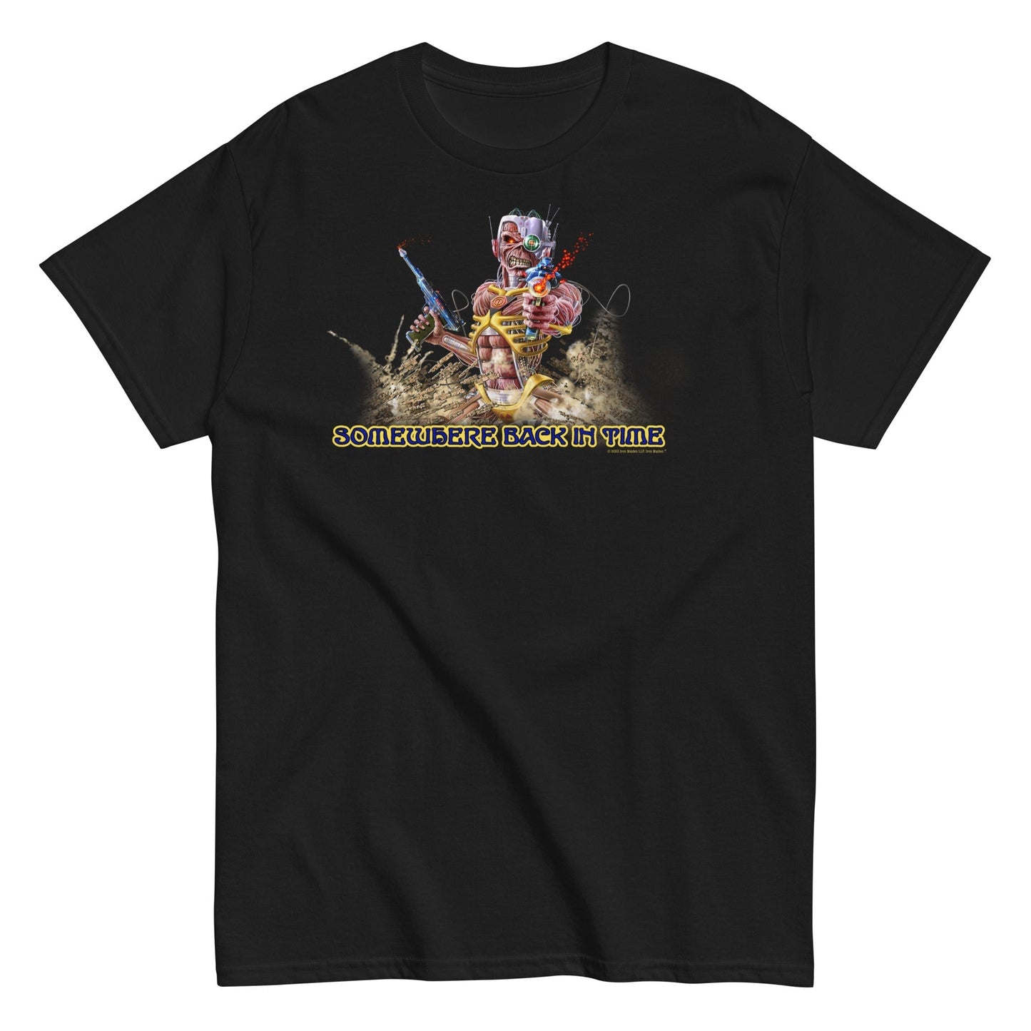 MerchMoment Iron Maiden - Back in Time T-Shirt [Apparel] Black