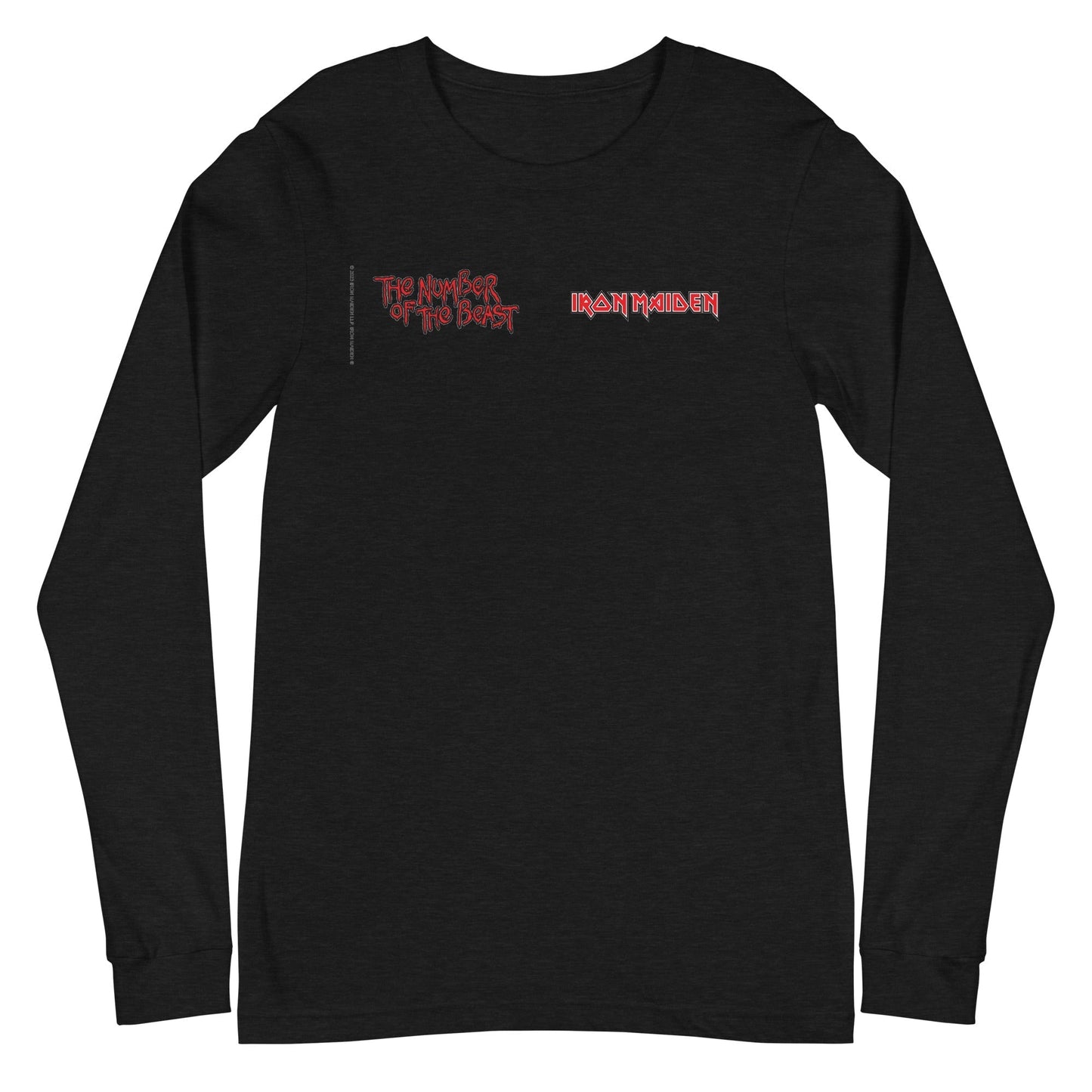 MerchMoment Iron Maiden - Beast Logo Long Sleeve T-Shirt [Apparel] Black