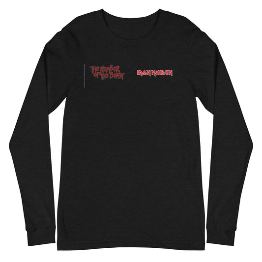 MerchMoment Iron Maiden - Beast Logo Long Sleeve T-Shirt [Apparel] Black