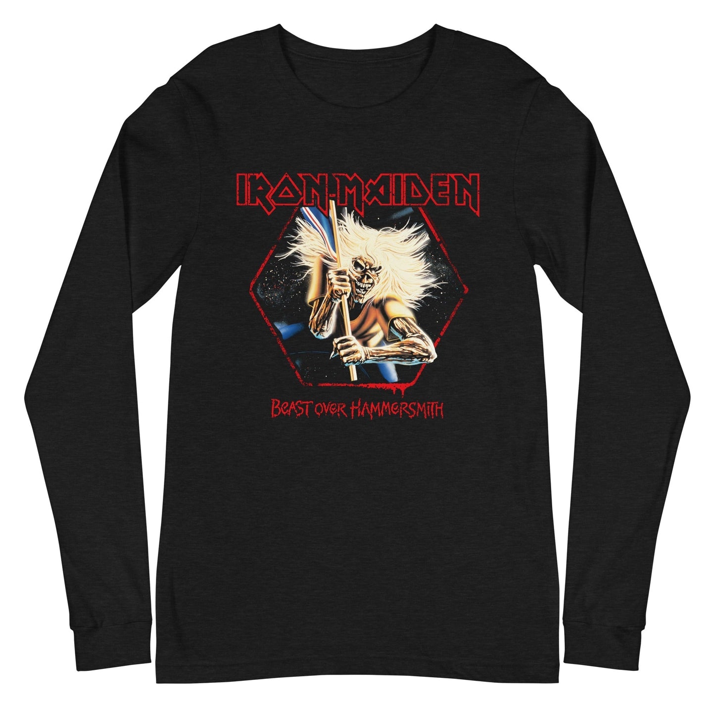 MerchMoment Iron Maiden - Beast Over Hammersmith Long Sleeve T-Shirt [Apparel] Black