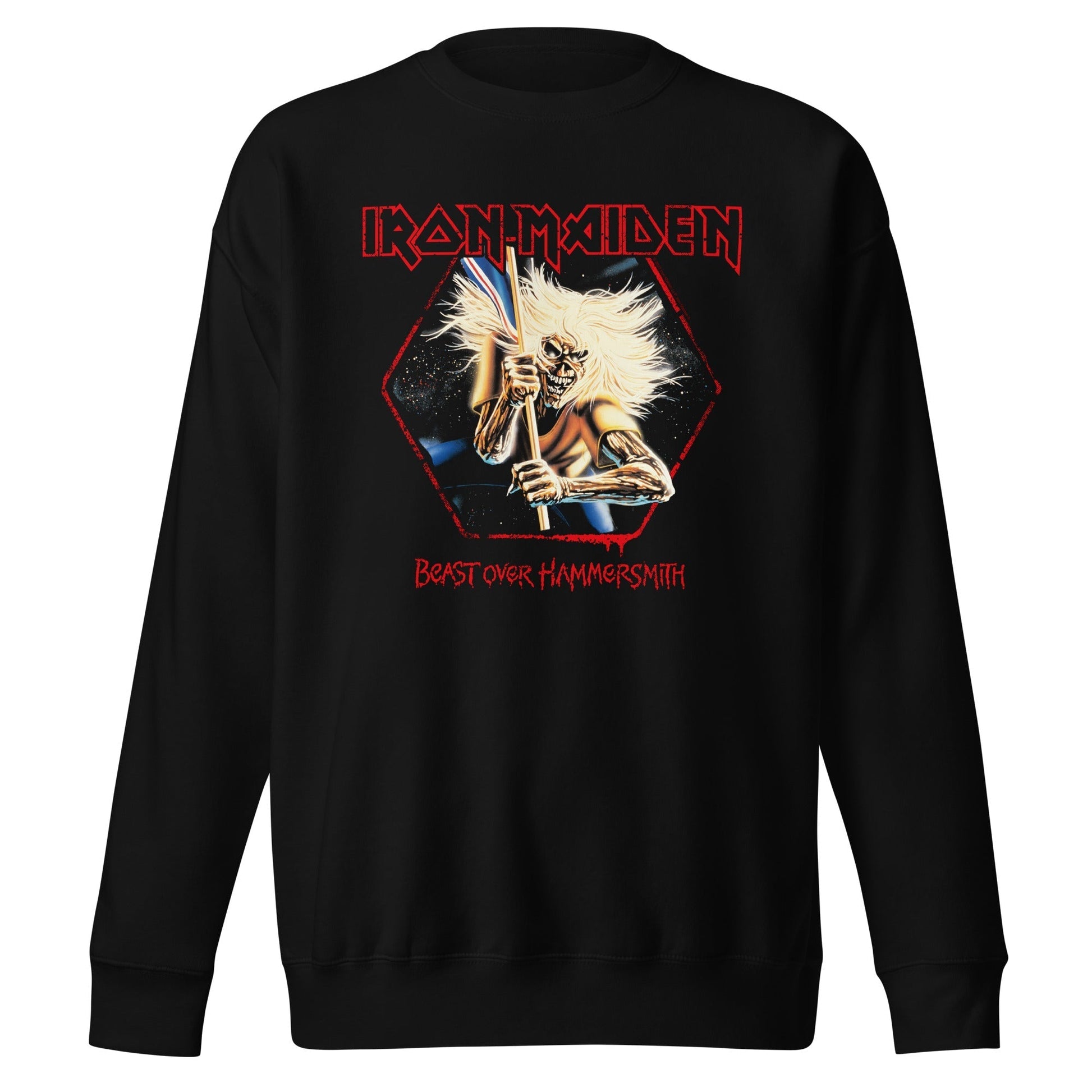 MERCHMOMENT Iron Maiden - Beast Over Hammersmith Sweatshirt [Apparel] - Rock Band Apparel