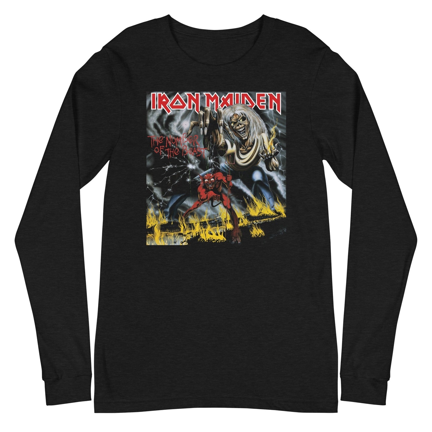 MerchMoment Iron Maiden - Darker Beast Long Sleeve T-Shirt [Apparel] Black