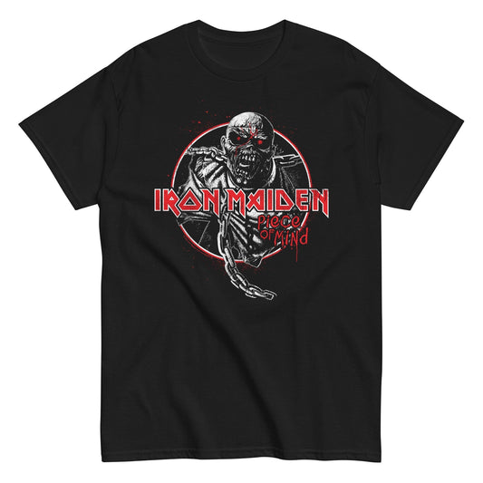 MERCHMOMENT Iron Maiden - Eddie Peace T-Shirt [Apparel] - Rock Band Apparel