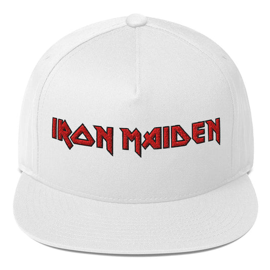 MerchMoment Iron Maiden Embroidered Snapback Hat []