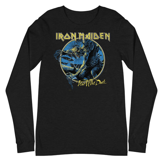 MERCHMOMENT Iron Maiden - Fear of the Dark Long Sleeve T-Shirt [Apparel] - Rock Band Apparel