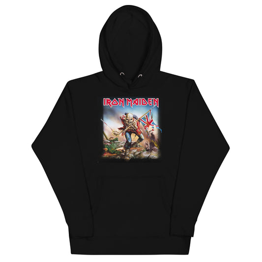 MerchMoment Iron Maiden - Flag Hoodie [Apparel] Black