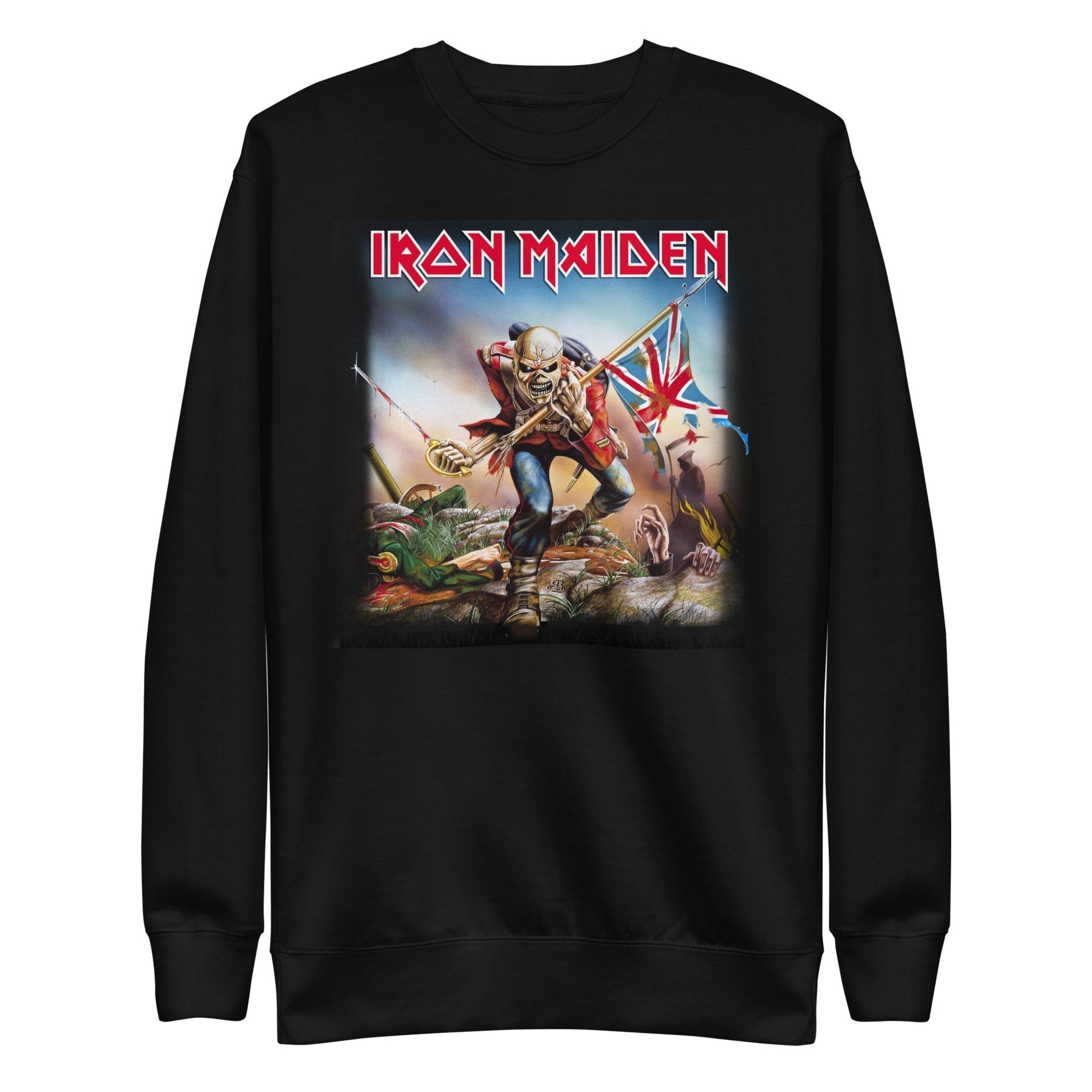 MERCHMOMENT Iron Maiden - Flag Sweatshirt [Apparel] - Rock Band Apparel