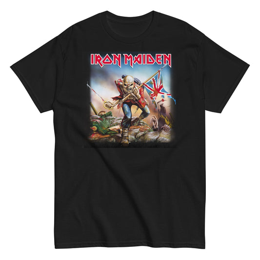 MerchMoment Iron Maiden - Flag T-Shirt [Apparel] Black