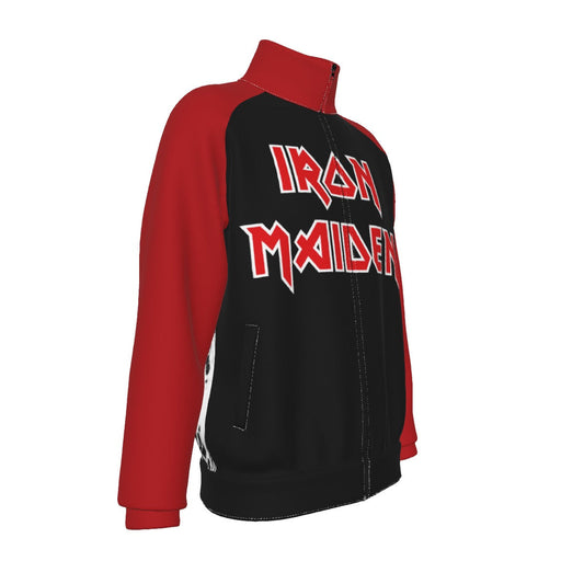MERCHMOMENT Iron Maiden Giant Eddie Track Jacket [Jacket] - Rock Band Apparel