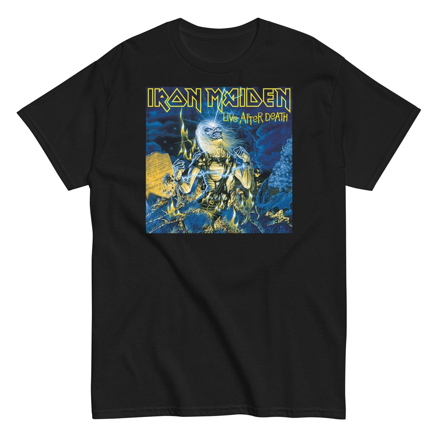 MERCHMOMENT Iron Maiden - Life After Death T-Shirt [Apparel] - Rock Band Apparel