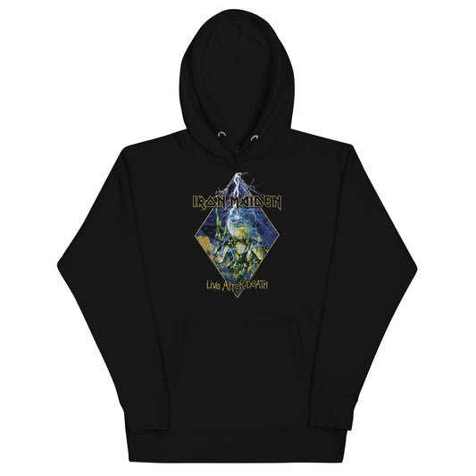MERCHMOMENT Iron Maiden - Lightning Hoodie [Apparel] - Rock Band Apparel