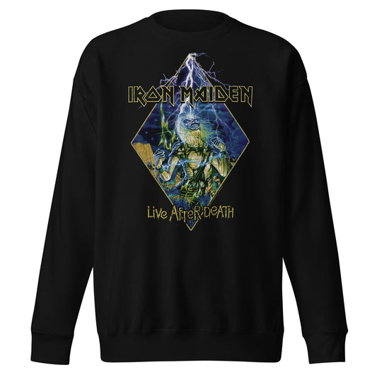 MERCHMOMENT Iron Maiden - Lightning Sweatshirt [Apparel] - Rock Band Apparel