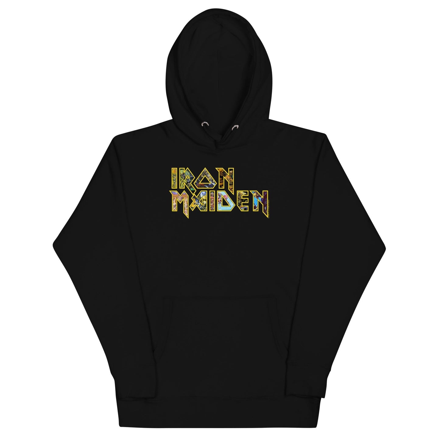 MerchMoment Iron Maiden - Logo Eddie Hoodie [Apparel] Black