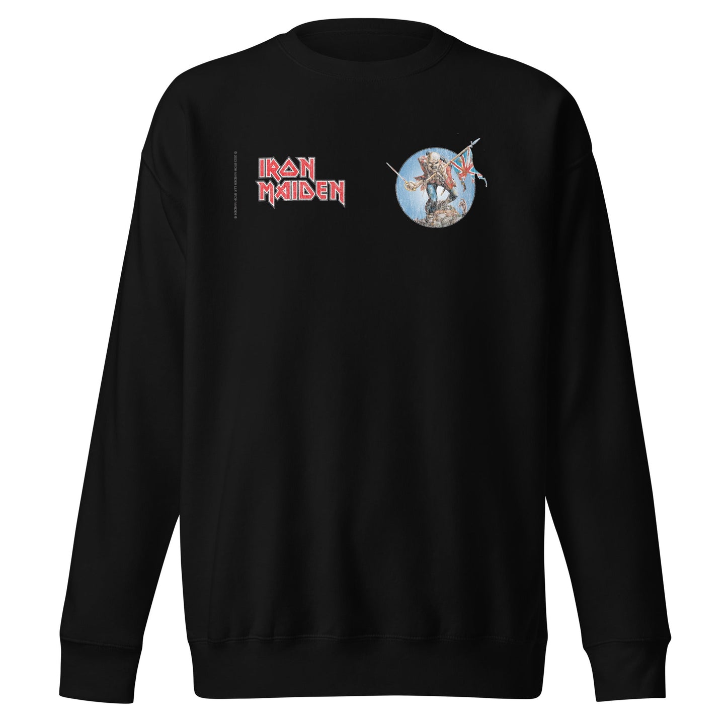 MERCHMOMENT Iron Maiden - Logo Flag Sweatshirt [Apparel] - Rock Band Apparel