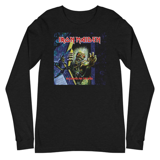 MerchMoment Iron Maiden - No Prayer for the Dying Long Sleeve T-Shirt [Apparel] Black